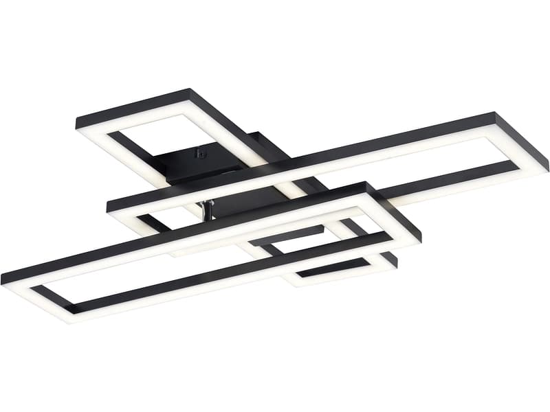 Deckenlampe LED CILLIAN 55cm 24W schwarz
