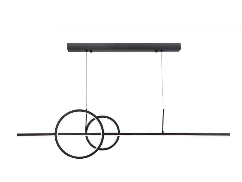 Hängelampe CARLOTTA LED 110x120cm 24W schwarz