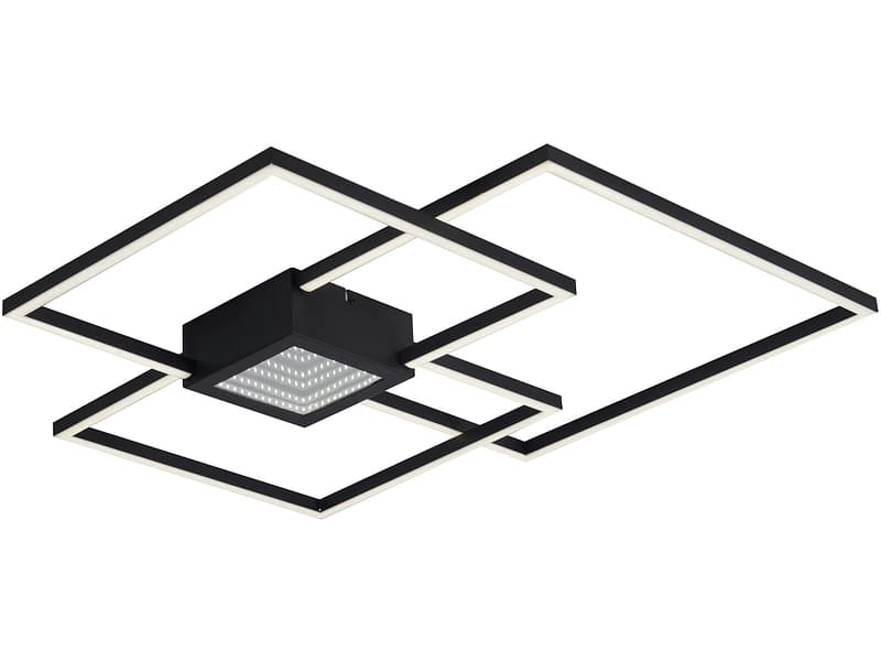 Deckenlampe LED ALEXINE 66cm 50W schwarz