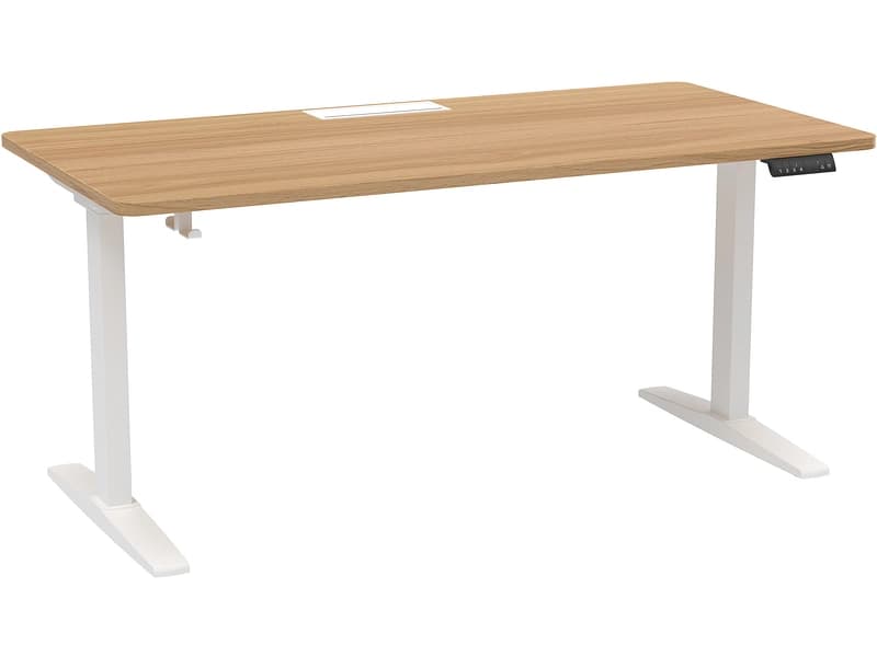 Elektrischer Schreibtisch STRATEGY 80x160x73cm eiche
