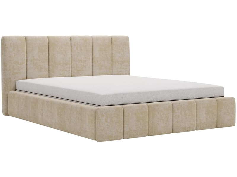Bett CHIARA 160x200cm samt beige