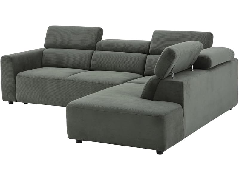 Ecksofa TORONTO Stoff grün