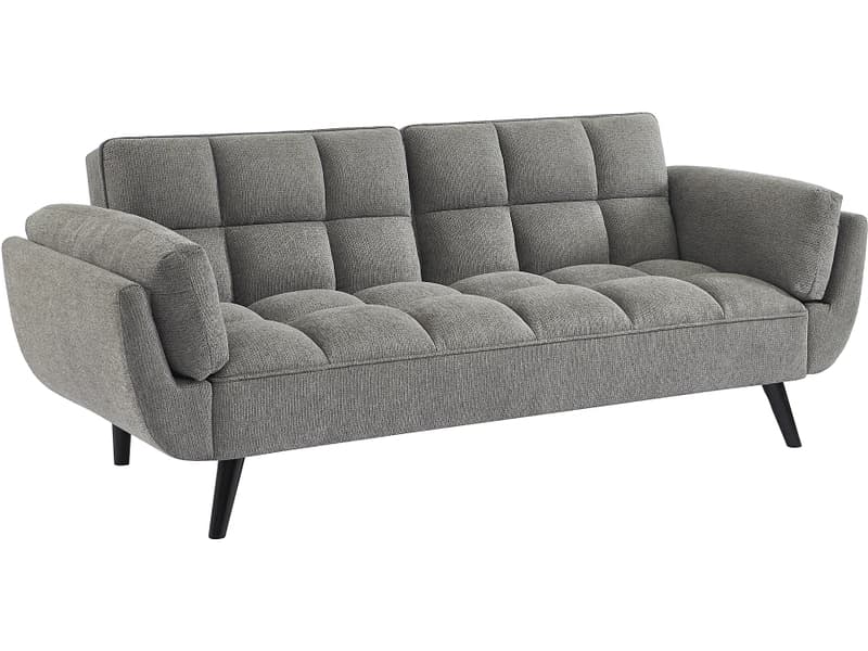 Bettsofa LUCY Stoff grau