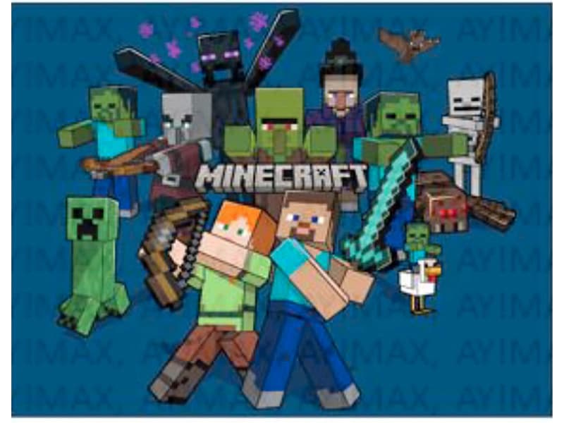 Kinderteppich MINECRAFT 45x70cm