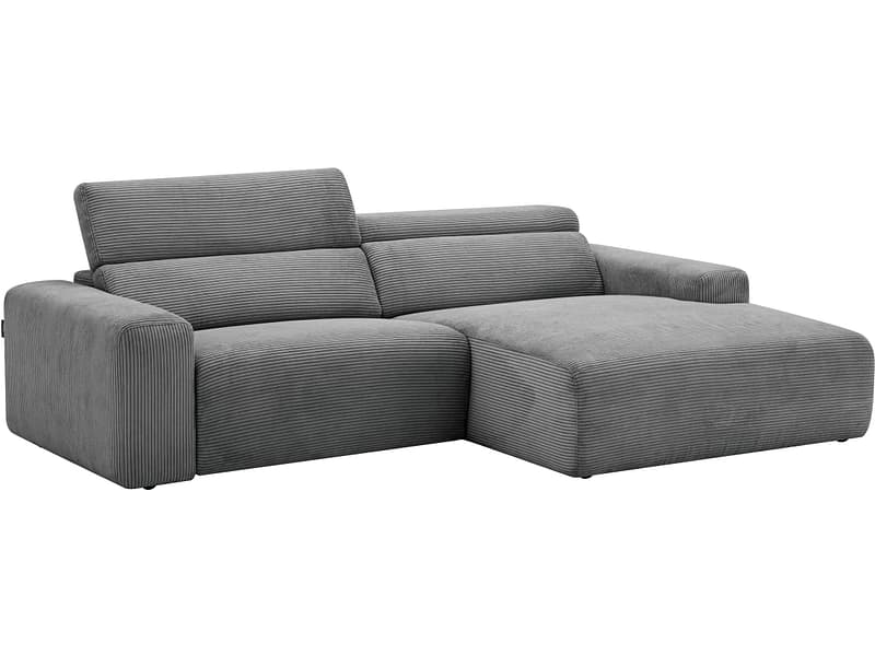 Ecksofa JUST 4 YOU RIO Stoff grau