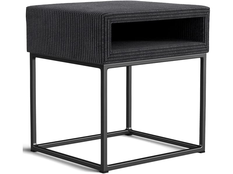 Nachttisch SWISS HOME STYLE AMBER 45x40x45cm anthrazit