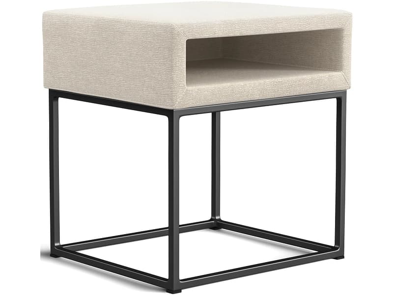 Nachttisch SWISS HOME STYLE AMBER 45x40x45cm beige