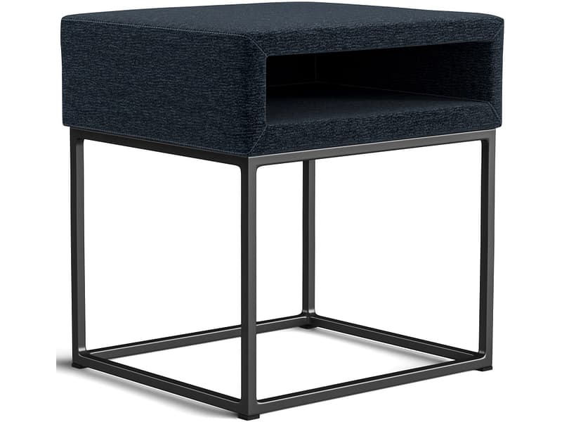 Nachttisch SWISS HOME STYLE AMBER 45x40x45cm blau