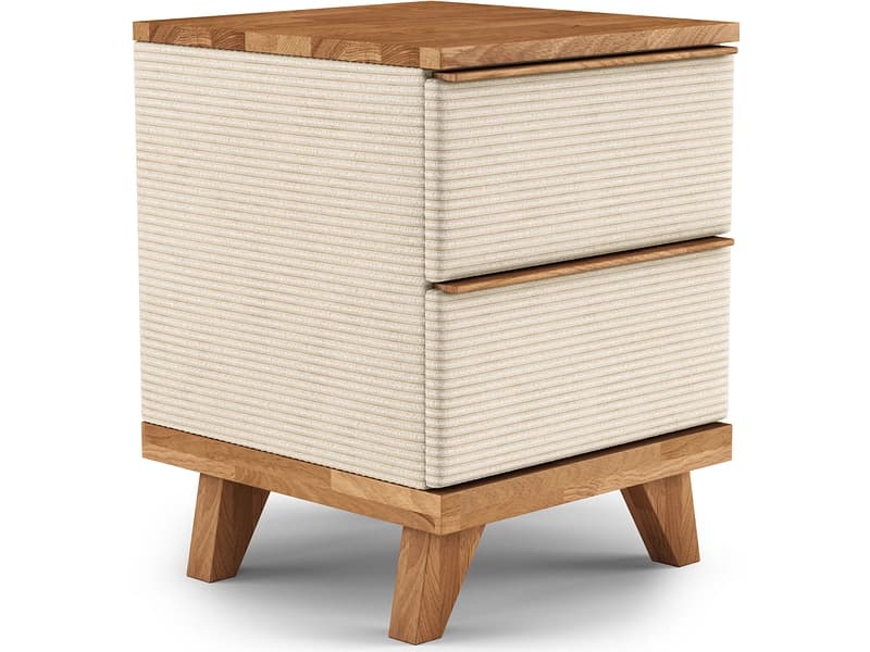 Nachttisch SWISS HOME STYLE ONYX 43x45x57cm beige massives holz