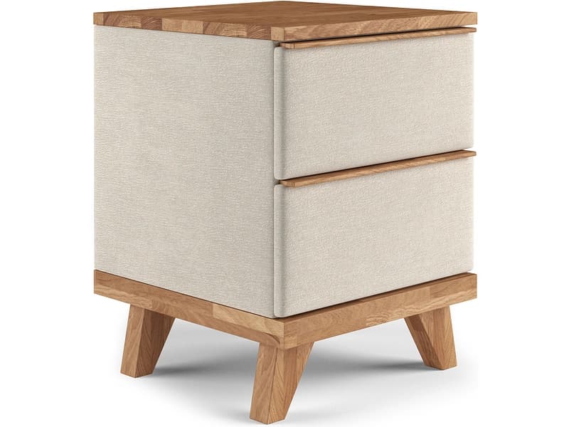 Nachttisch SWISS HOME STYLE ONYX 43x45x57cm beige massives holz