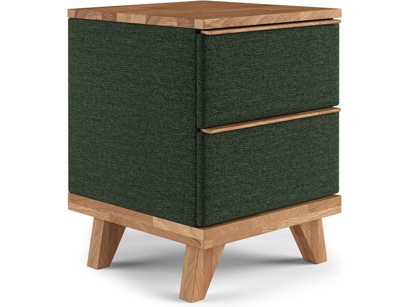 Nachttisch SWISS HOME STYLE ONYX 43x45x57cm dunkelgrün massives holz