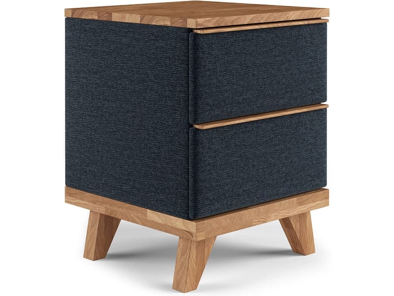Nachttisch SWISS HOME STYLE ONYX 43x45x57cm blau massives holz