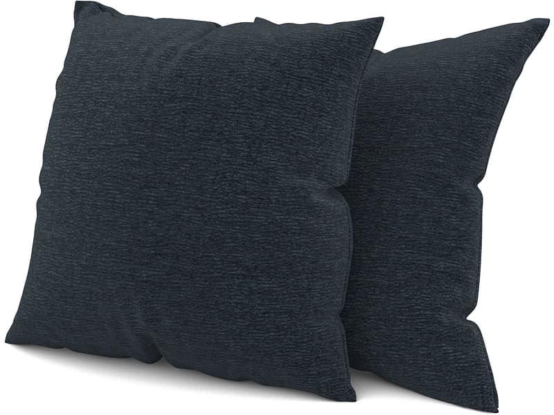 SWISS HOME STYLE Set 2 Kissen AGATA 40x40cm blau