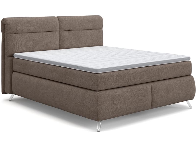 Boxspringbett SWISS HOME STYLE AMBER sand 160x200cm fest