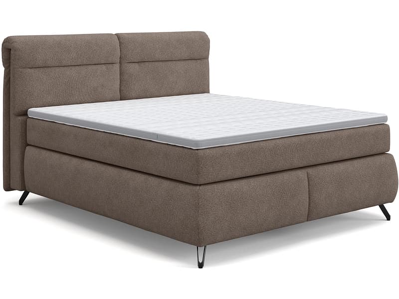 Boxspringbett SWISS HOME STYLE AMBER sand 160x200cm weich