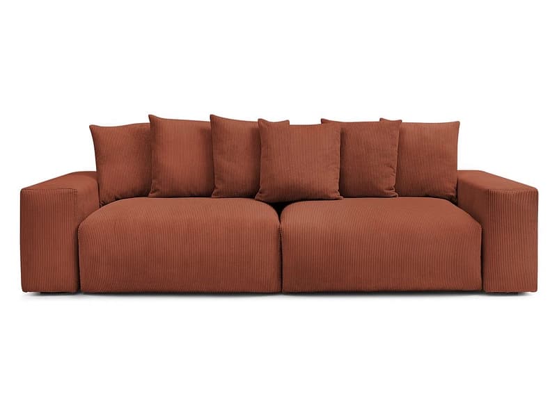 Sofa BOBOCHIC VOLTAIRE Cord-Stoff orange