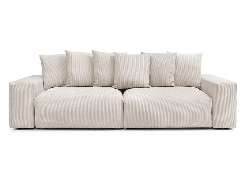 Sofa BOBOCHIC VOLTAIRE Cord-Stoff beige