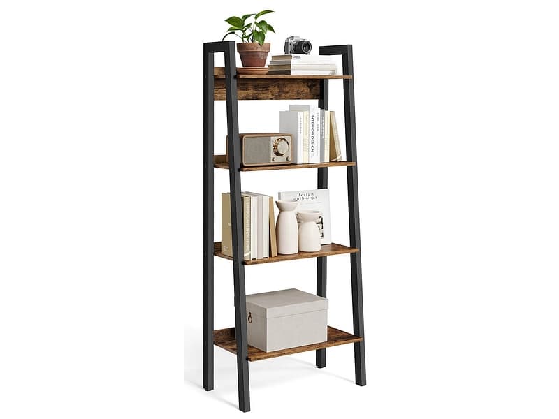 SONGMICS Regal RUSTIK 56x34x137.5cm spanplatte