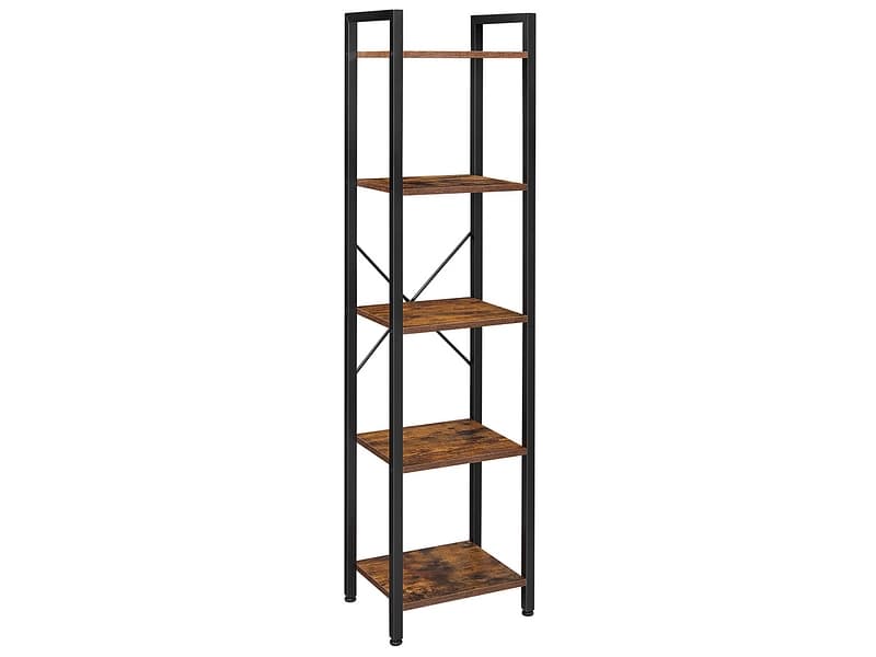 SONGMICS Regal RUSTIK 39.6x30x154cm spanplatte