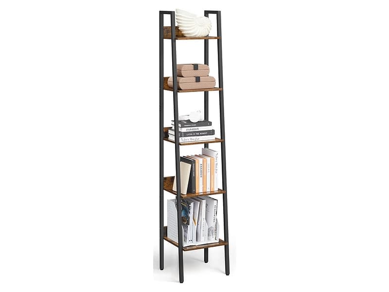 SONGMICS Regal RUSTIK 33.8x30x170cm spanplatte