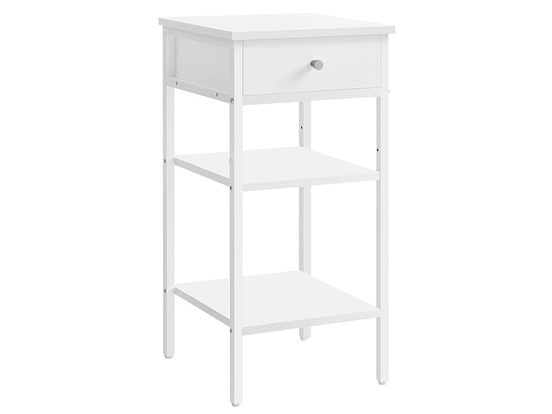 Nachttisch SONGMICS LIGHTY 1 Schublade 35x35x70cm weiss
