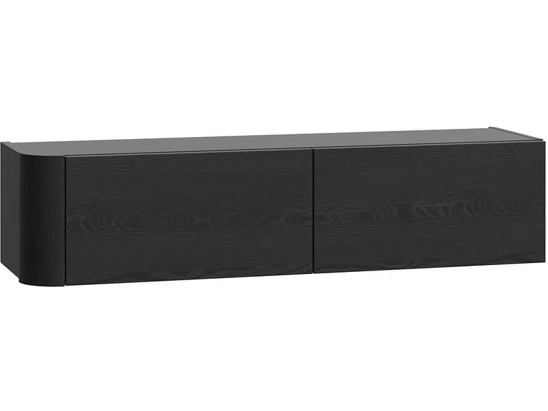 Wandregal BREATHTAKER 34.8x128.6x29.5cm schwarz