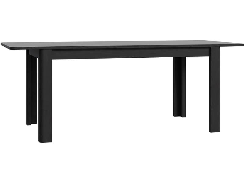 Tisch ausziehbar BREATHTAKER 160-206.6x90.4x72.7cm schwarz