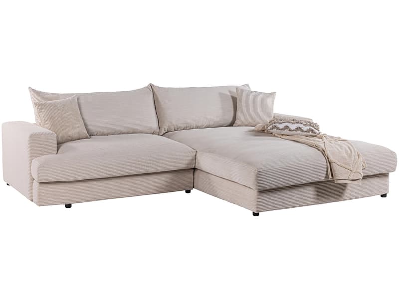 Ecksofa PAUL Stoff beige