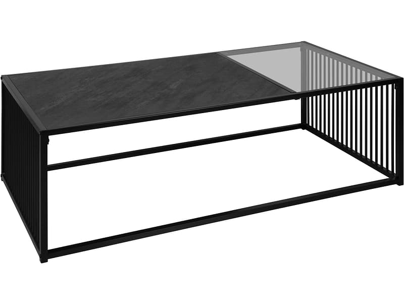 Couchtish RAY 60x120x40cm schwarz