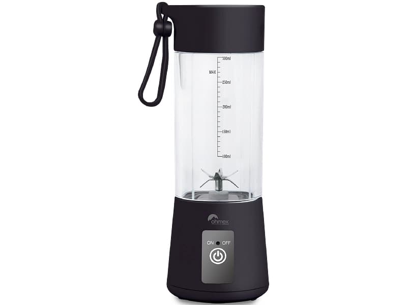 OHMEX Tragbarer Blender OHM-BLE-3750BK 0.33L