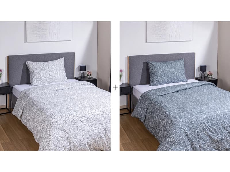 Bettwäsche PURE DUO 160x210cm + 1*65x100cm baumwolle