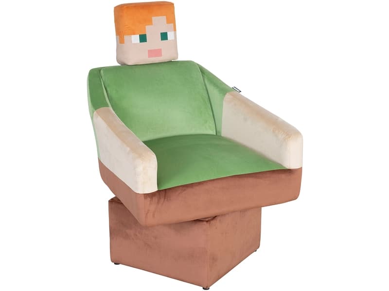 MINECRAFT Sessel ALEX Polyester grün drehsitz