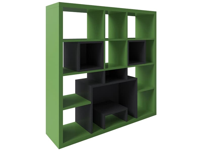 Bibliothek MINECRAFT CUBORIA 132x132x33cm spanplatte