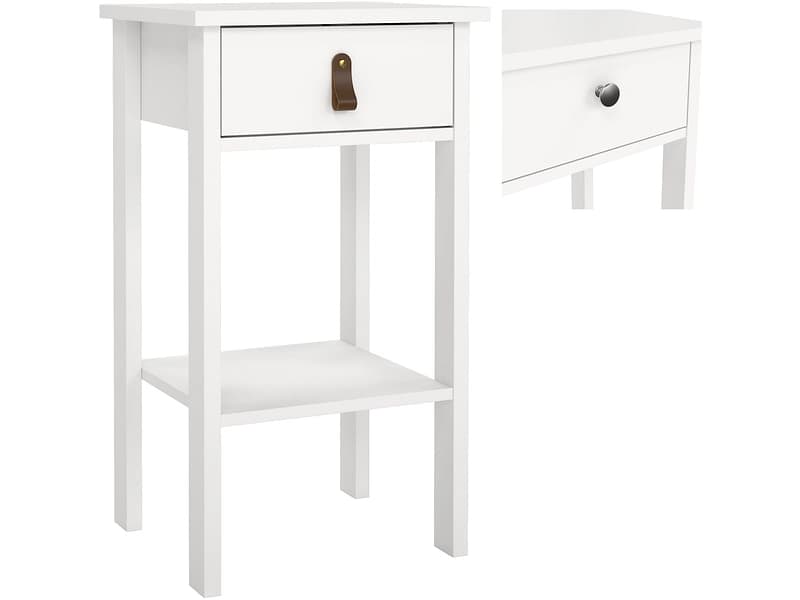 Nachttisch MADRID 1 Schublade 40x34.2x70cm weiss matt