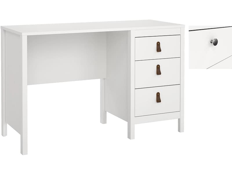 Schreibtisch MADRID 48x120.4x76.5cm weiss
