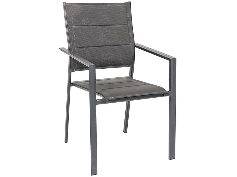 Gartenstuhl RIVIERA Aluminium grau
