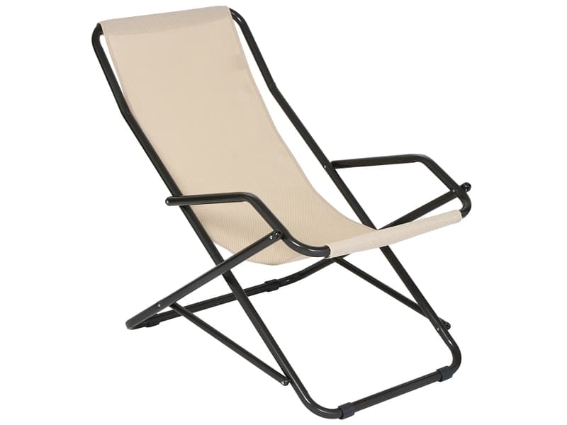 Liegestuhl KRABI 62x85x90cm beige