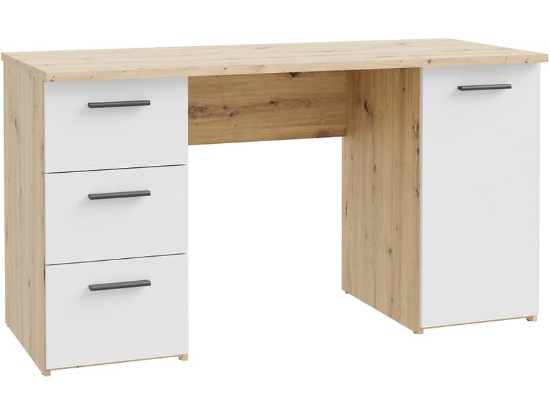 Schreibtisch FLOW 60x138.2x73.3cm weiss
