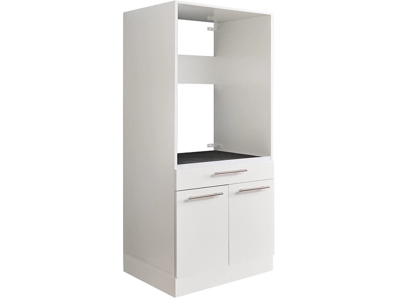 Drehtürenschrank MOSODA weiss 2 Türen 1 Schublade
