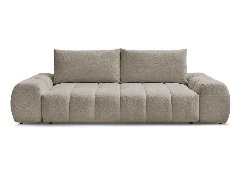 3er Sofa BOBOCHIC EVEREST Stoff chiniert taupe