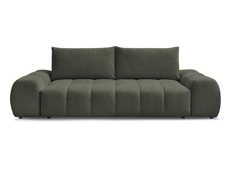 3er Sofa BOBOCHIC EVEREST Stoff chiniert grün