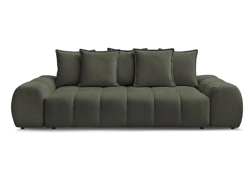 3er Sofa BOBOCHIC EVEREST Stoff chiniert grün