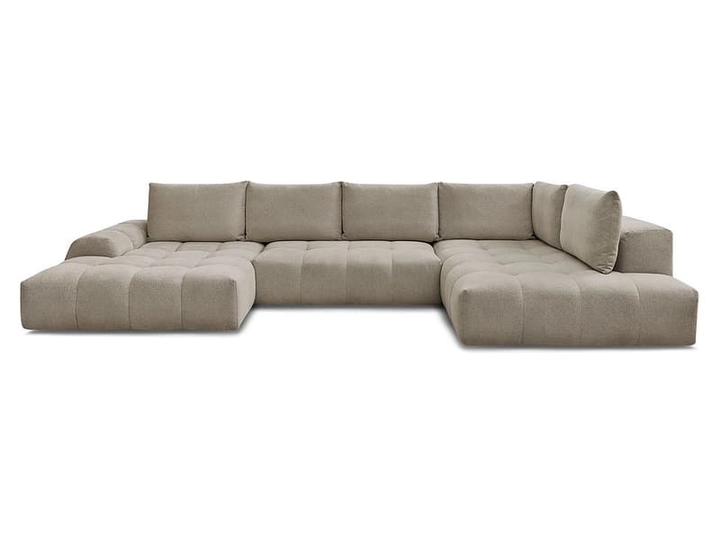 Wohnlandschaft BOBOCHIC EVEREST Stoff chiniert taupe