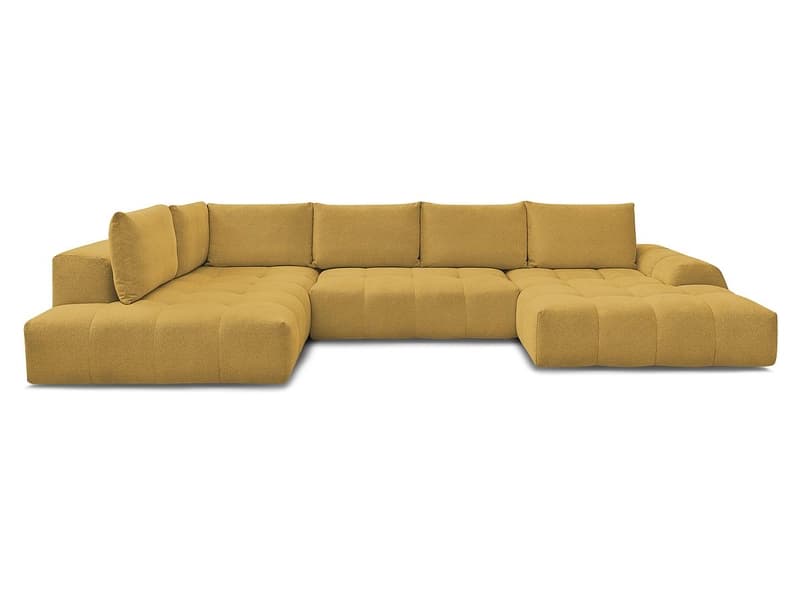Wohnlandschaft BOBOCHIC EVEREST Stoff chiniert gelb