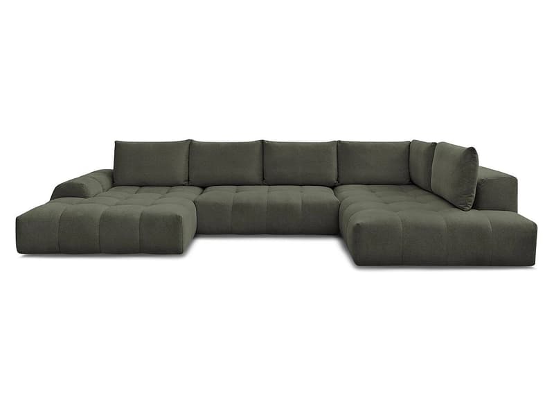 Wohnlandschaft BOBOCHIC EVEREST Stoff chiniert grün