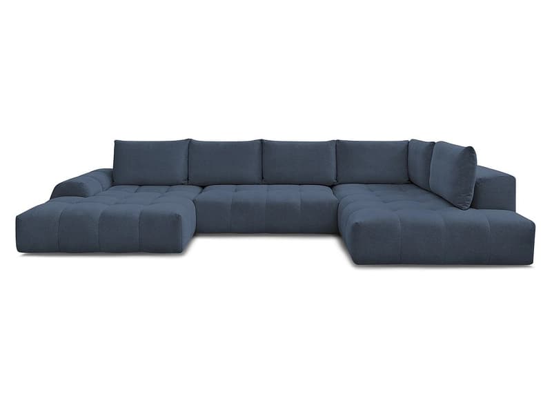 Wohnlandschaft BOBOCHIC EVEREST Stoff chiniert dunkelblau