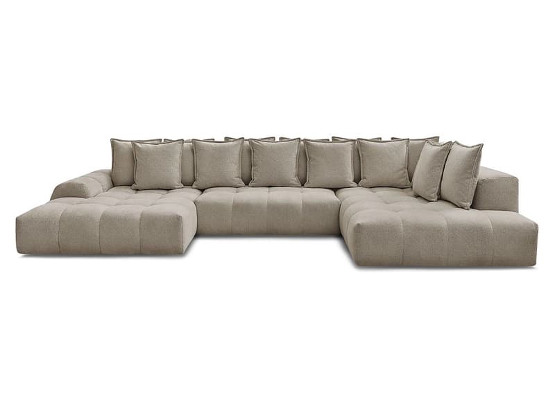 Wohnlandschaft BOBOCHIC EVEREST Stoff chiniert taupe