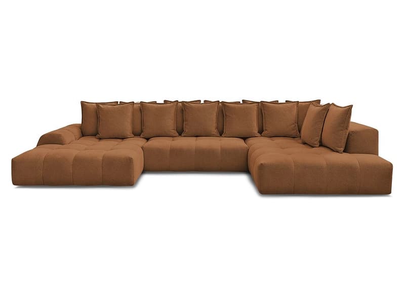 Wohnlandschaft BOBOCHIC EVEREST Stoff chiniert orange