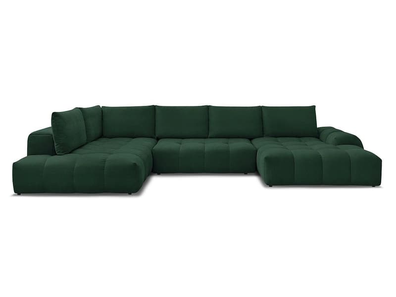 Wohnlandschaft BOBOCHIC EVEREST Stoff mit Textur grün