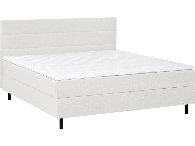 Boxspringbett ROOKIE beige 160x200cm weich
